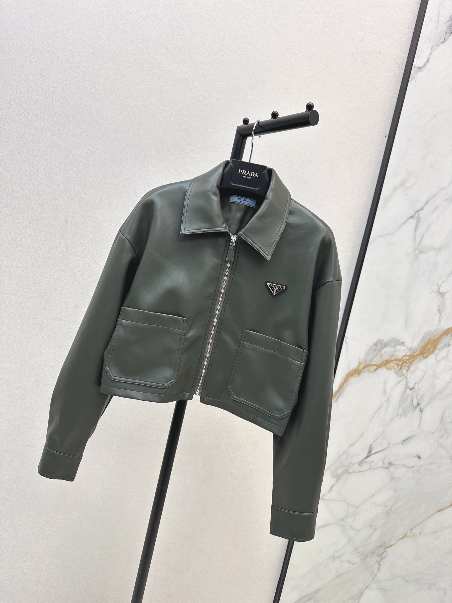 Pra NEW PU leather jacket