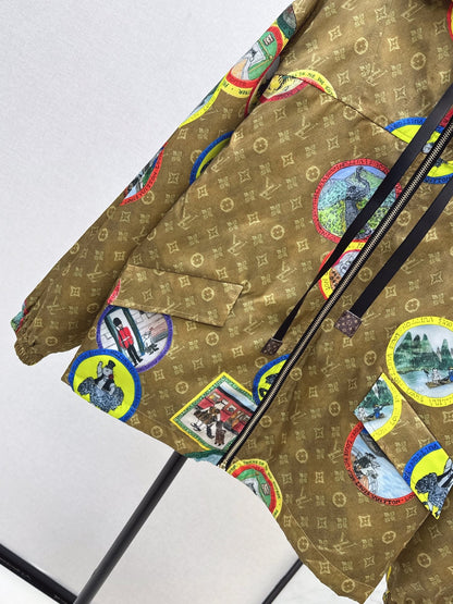 Louis NEW Letter Hoodie Jacket