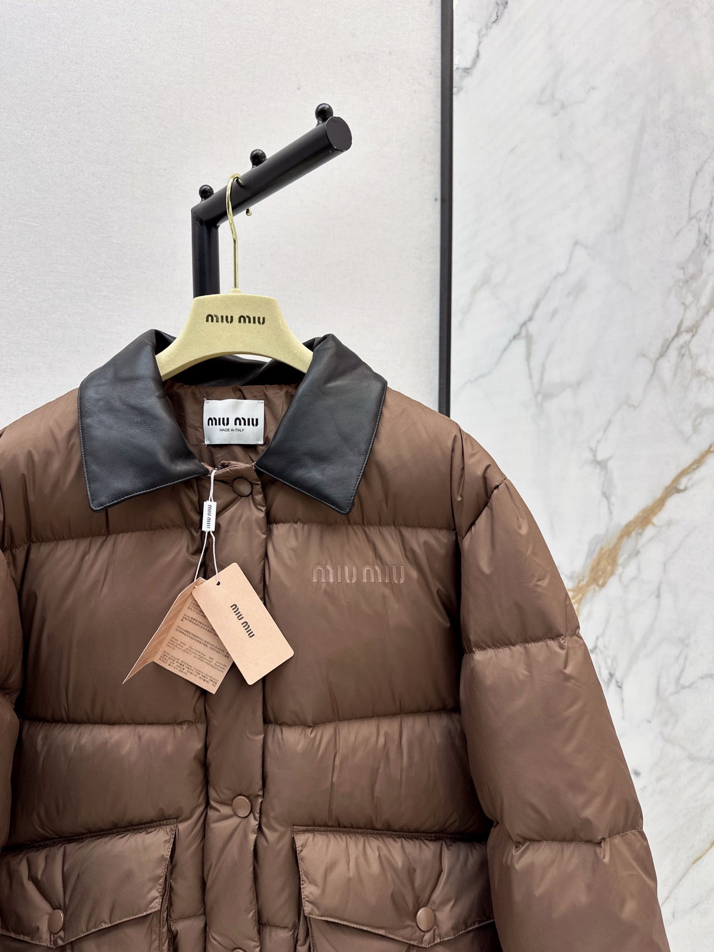 Miu NEW Patchwork Down Jacket