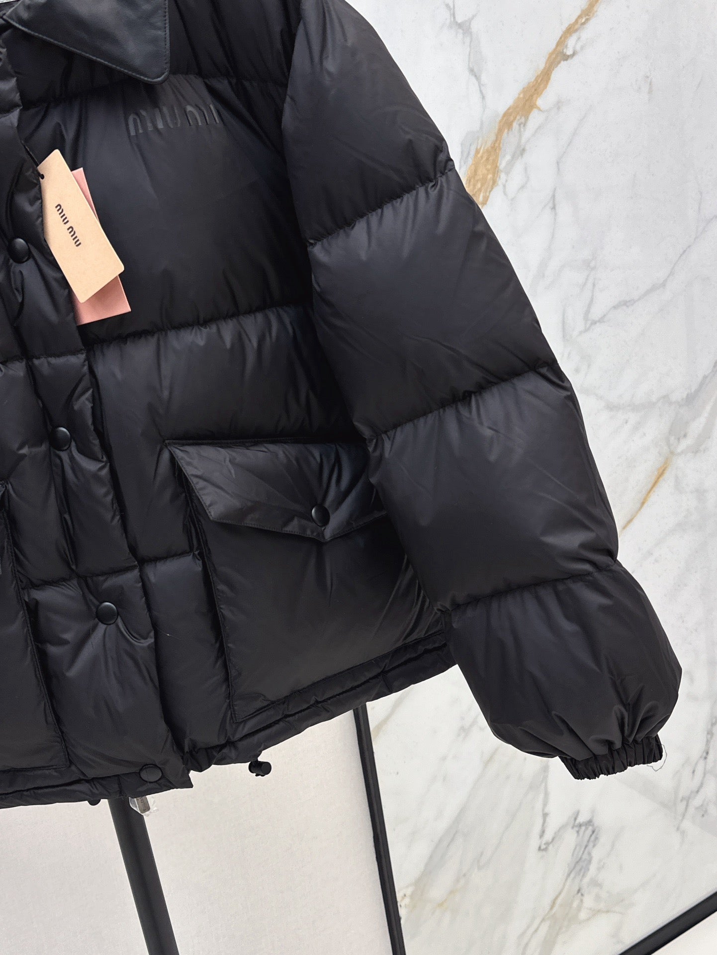 Miu NEW Patchwork Down Jacket