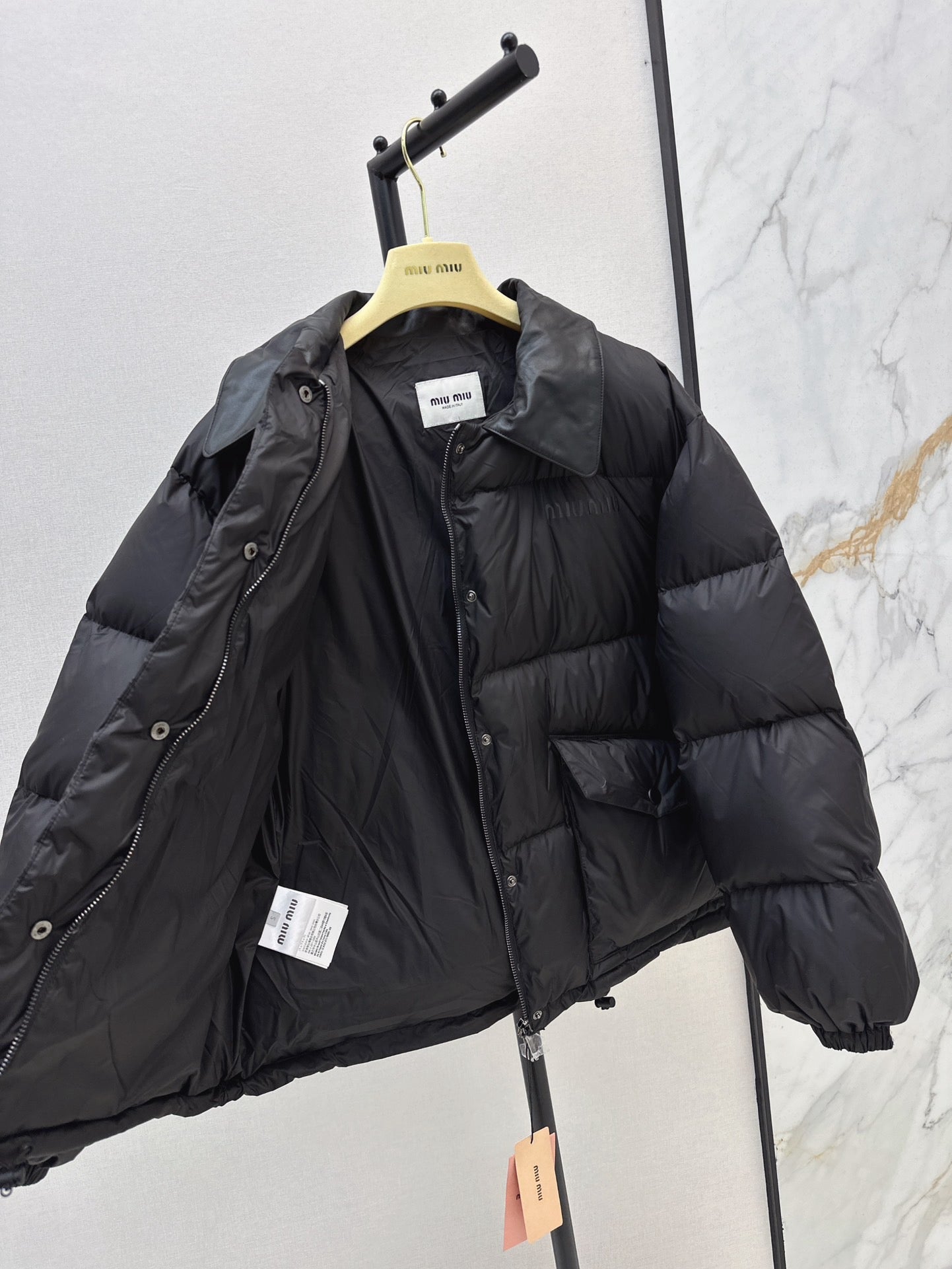 Miu NEW Patchwork Down Jacket