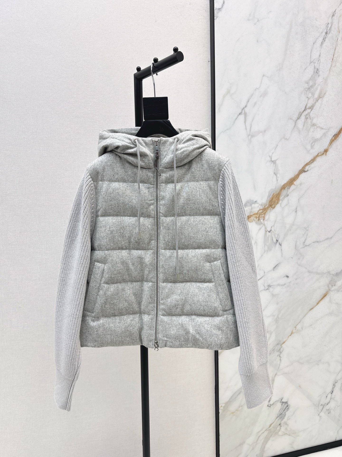 Brune NEW Hooded down jacket