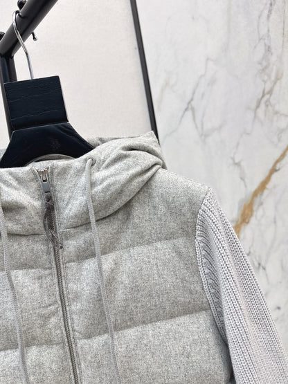 Brune NEW Hooded down jacket