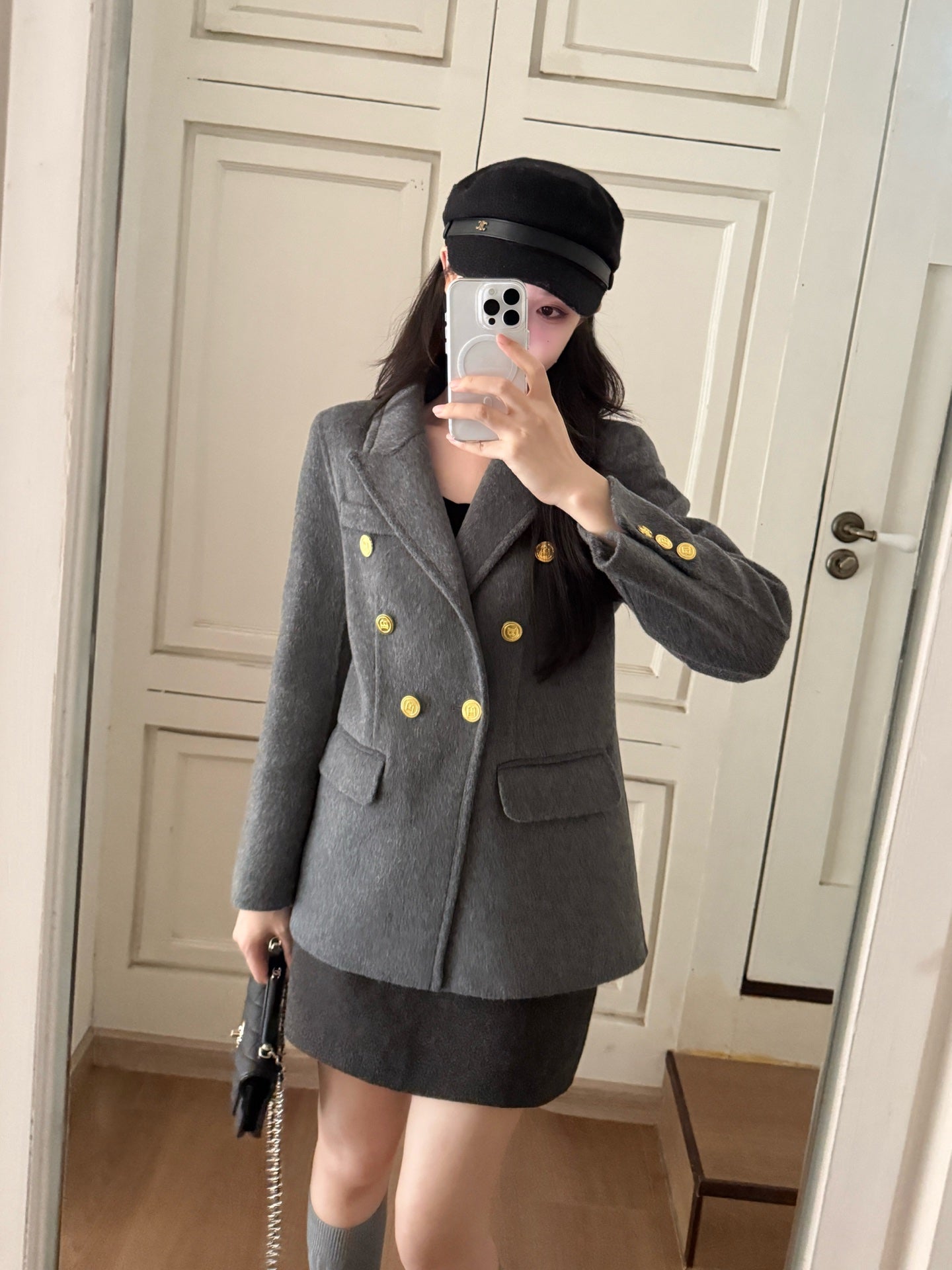 Ba1 NEW Reversible wool coat