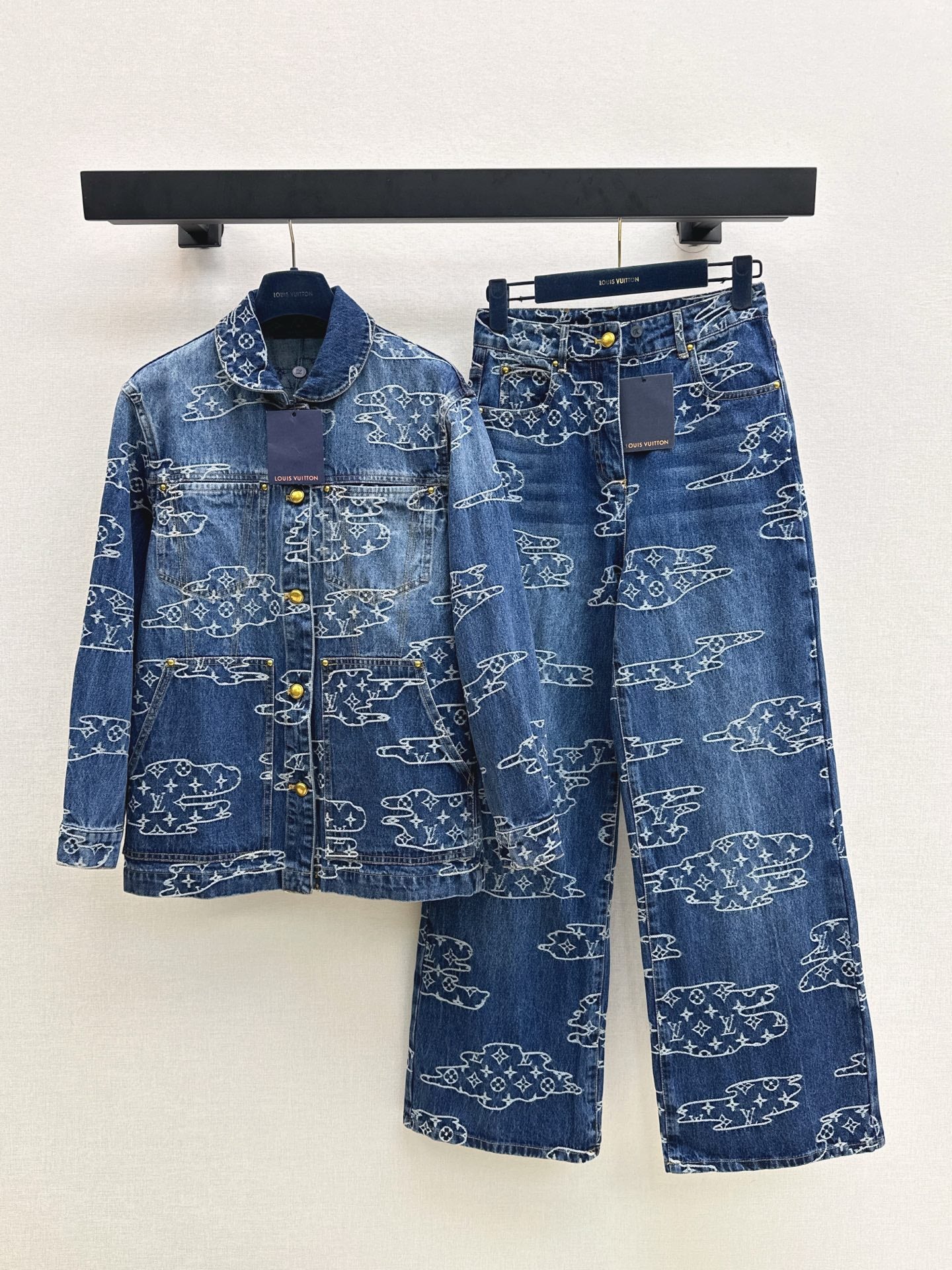 Louis NEW jacquard denim jacket
