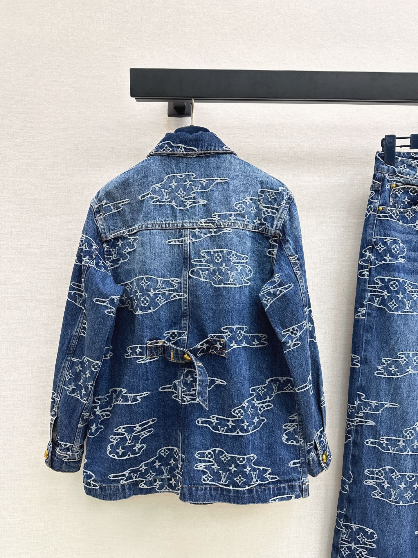 Louis NEW jacquard denim jacket