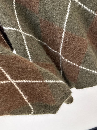 Loro NEW Plaid sweater