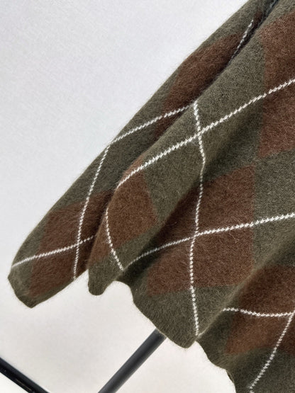 Loro NEW Plaid sweater