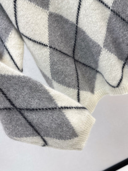 Loro NEW Plaid sweater