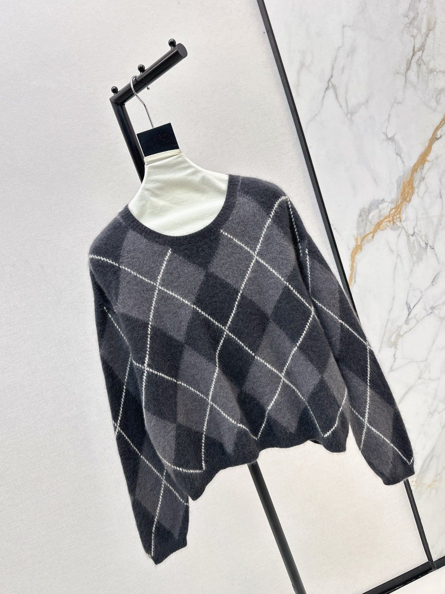 Loro NEW Plaid sweater