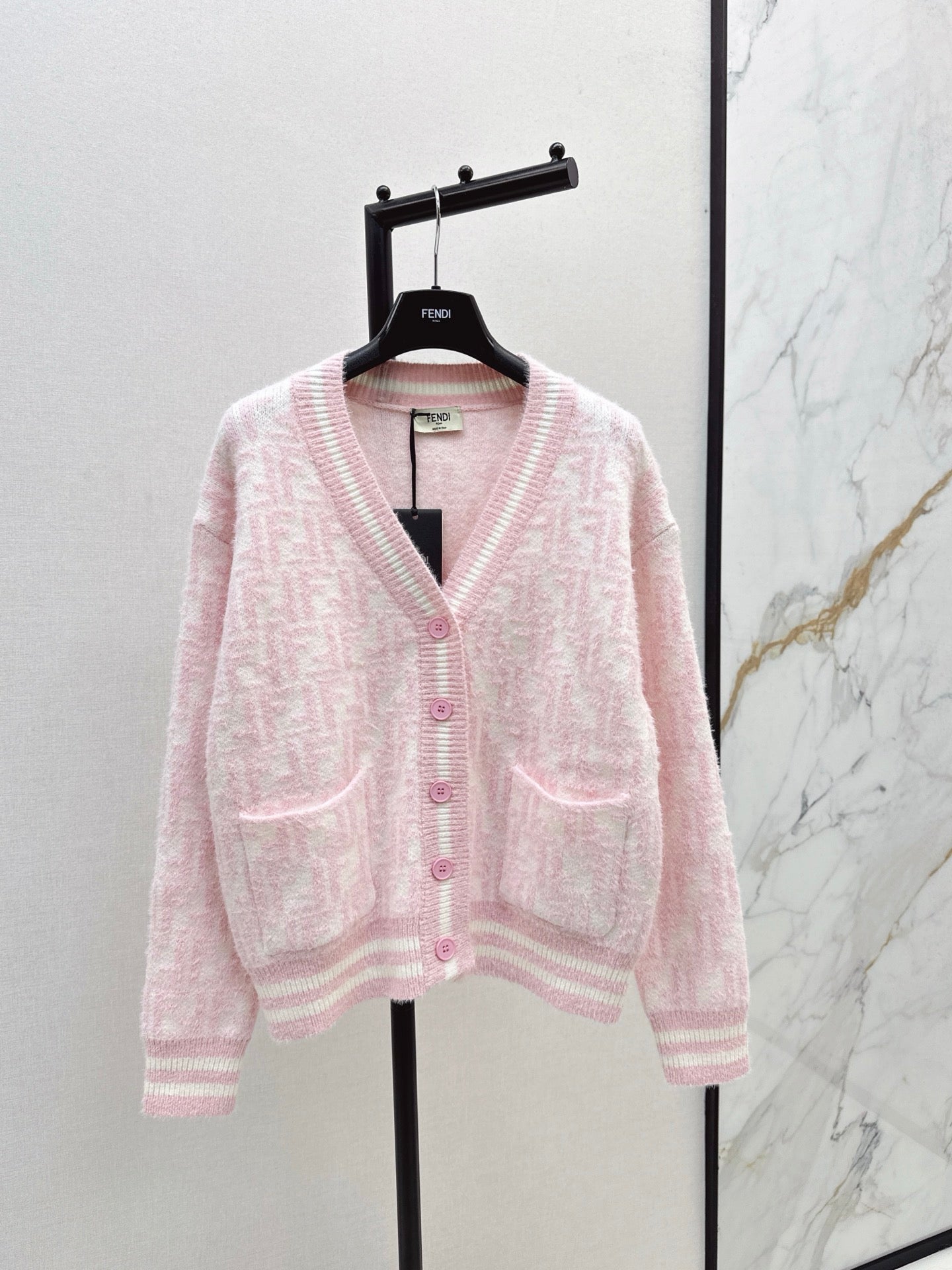 Fend NEW letter cardigan