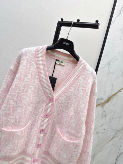 Fend NEW letter cardigan