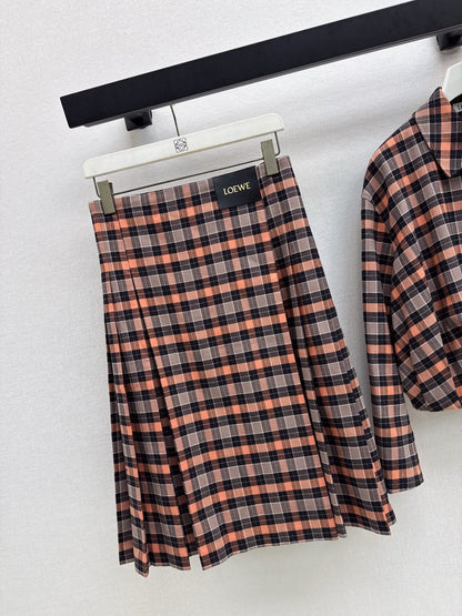 Loe NEW plaid skirt