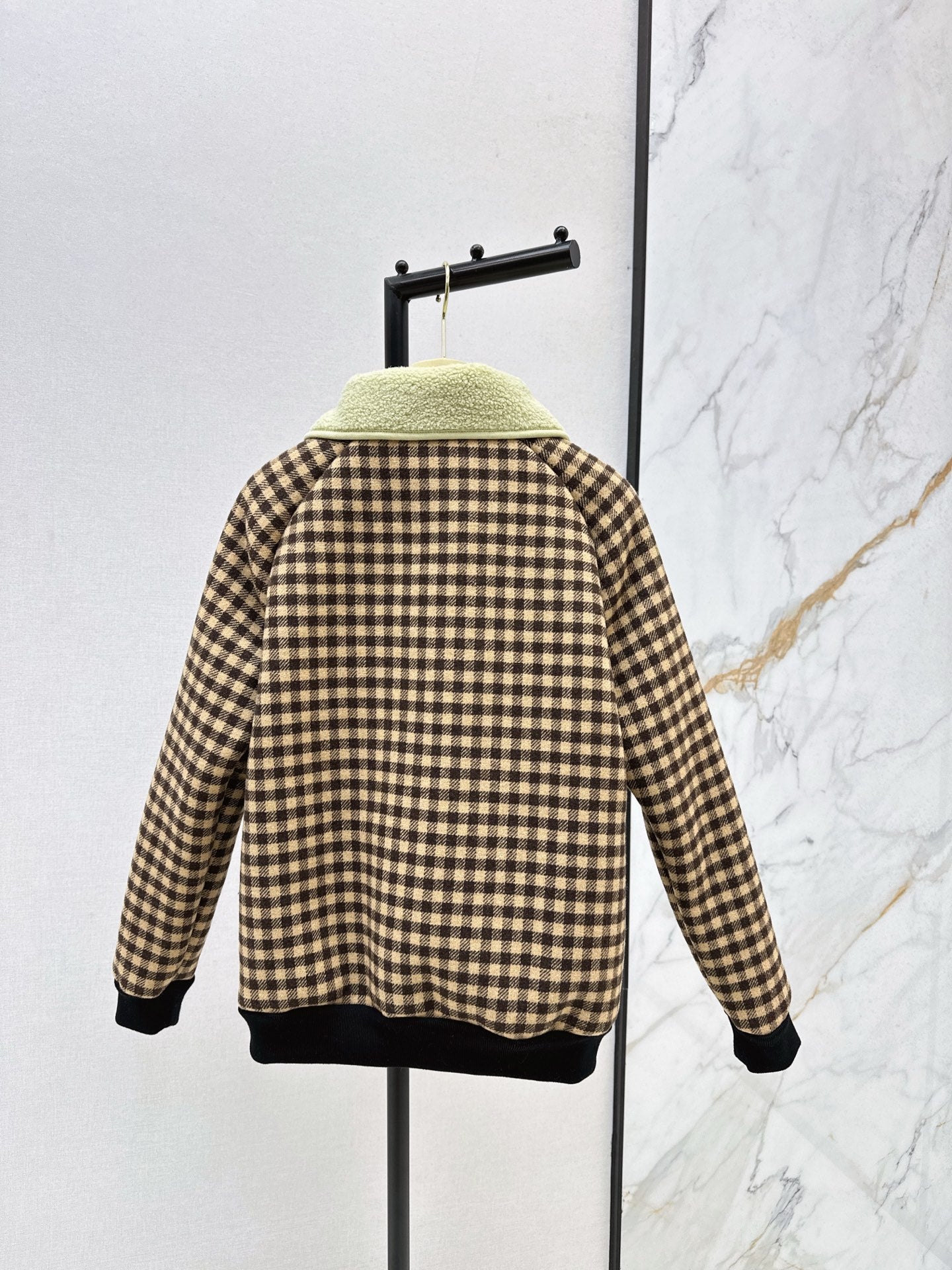 Miu NEW plaid coat