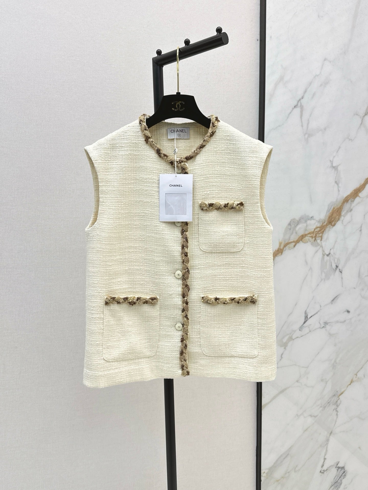 Chan NEW woven vest