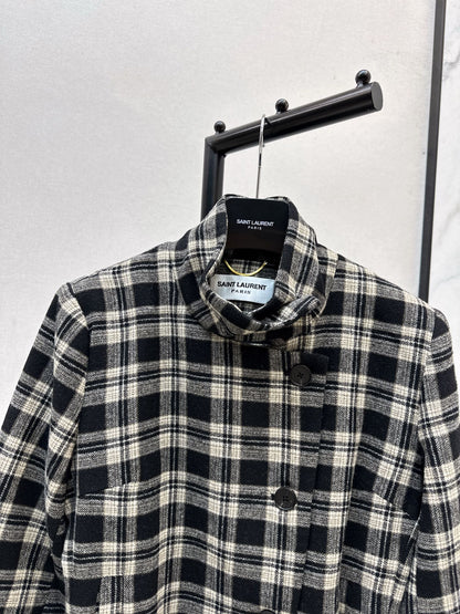 Saint NEW plaid coat