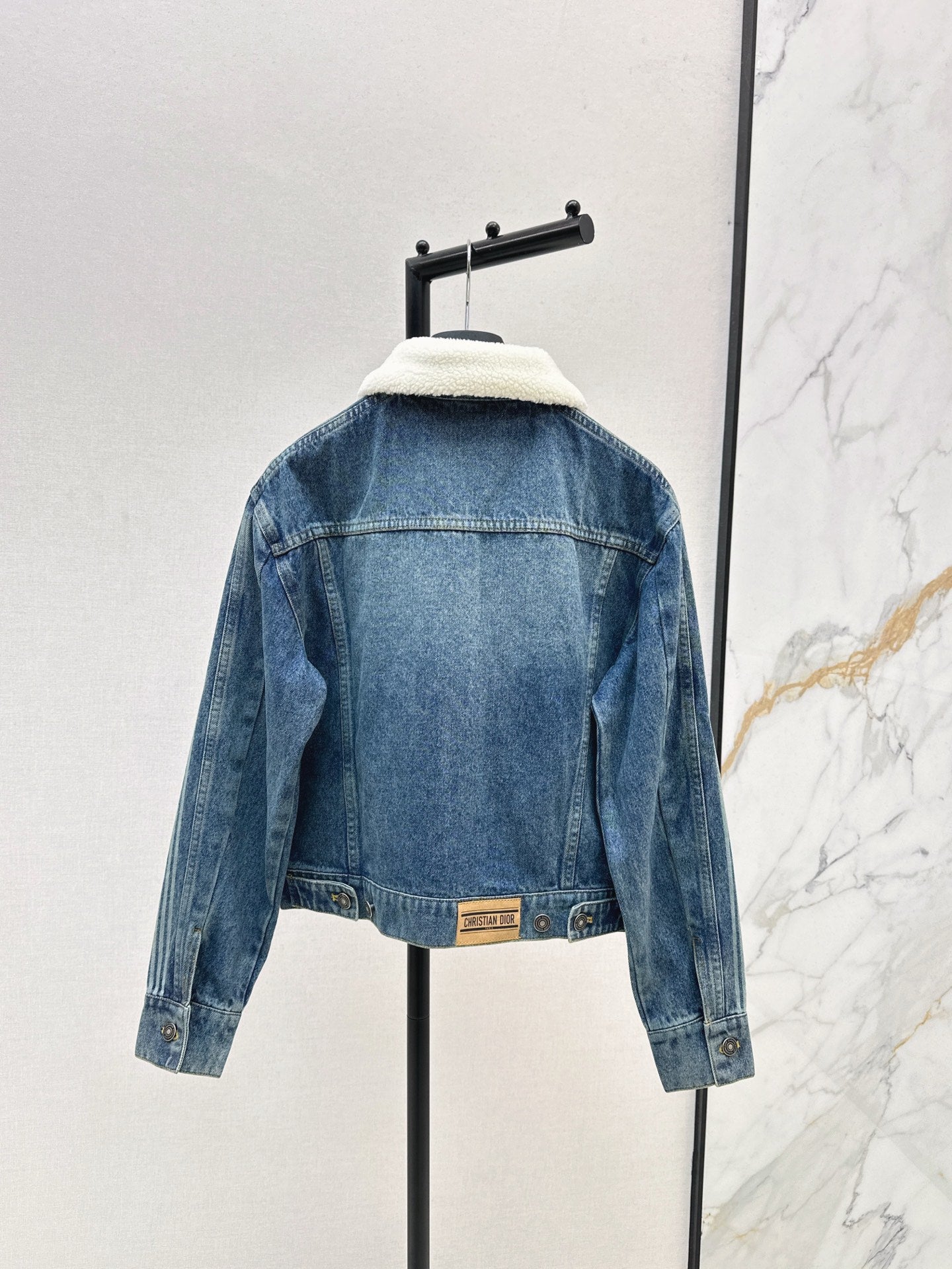 CD NEW lapel denim jacket