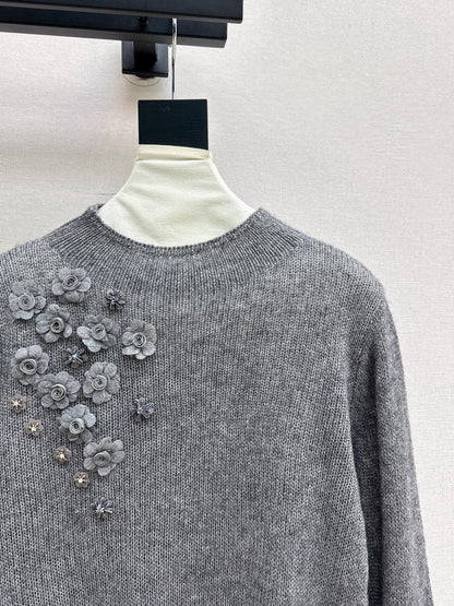 Chan NEW floral sweater