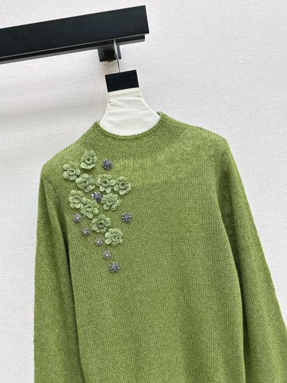 Chan NEW floral sweater
