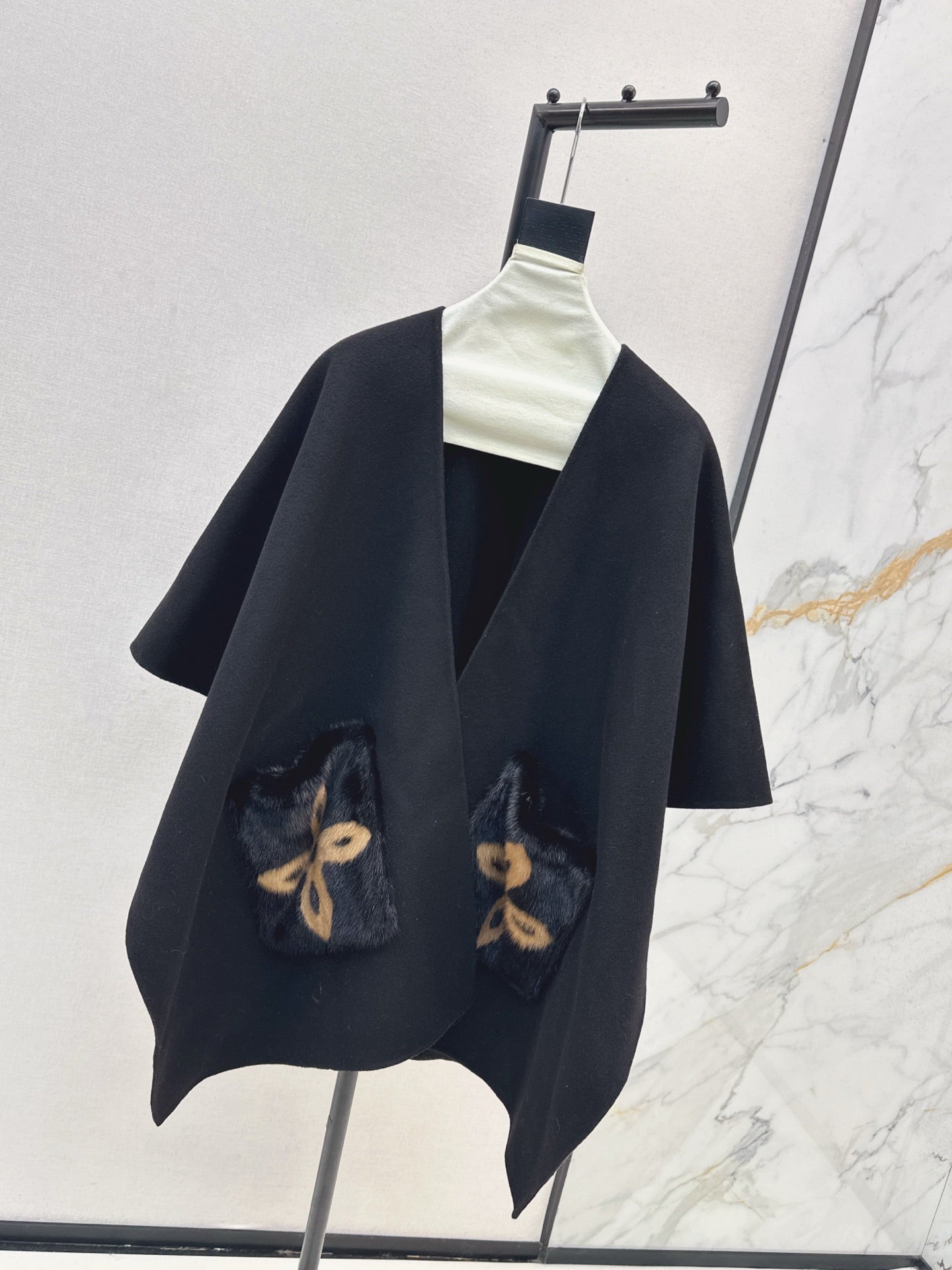Loro NEW wool cape coat