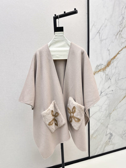 Loro NEW wool cape coat