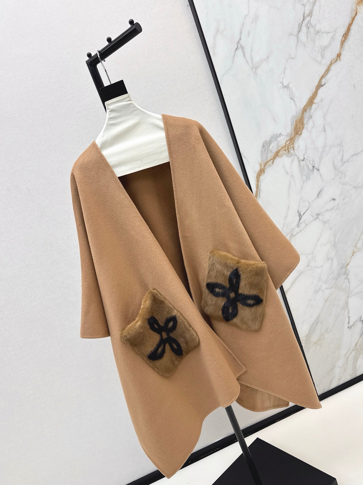 Loro NEW wool cape coat