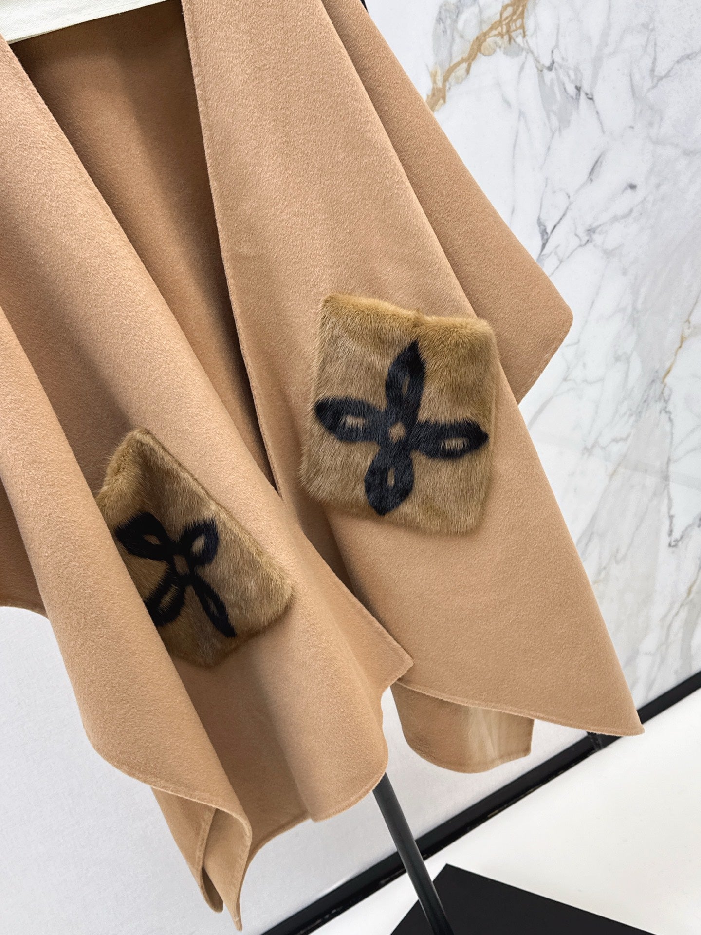 Loro NEW wool cape coat