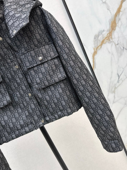 CD NEW Hooded cropped jacket