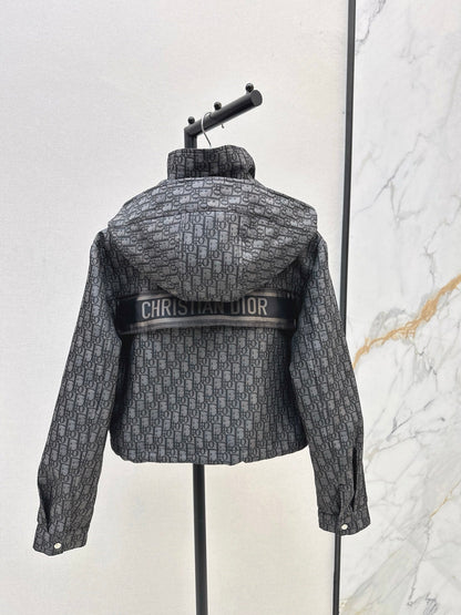 CD NEW Hooded cropped jacket