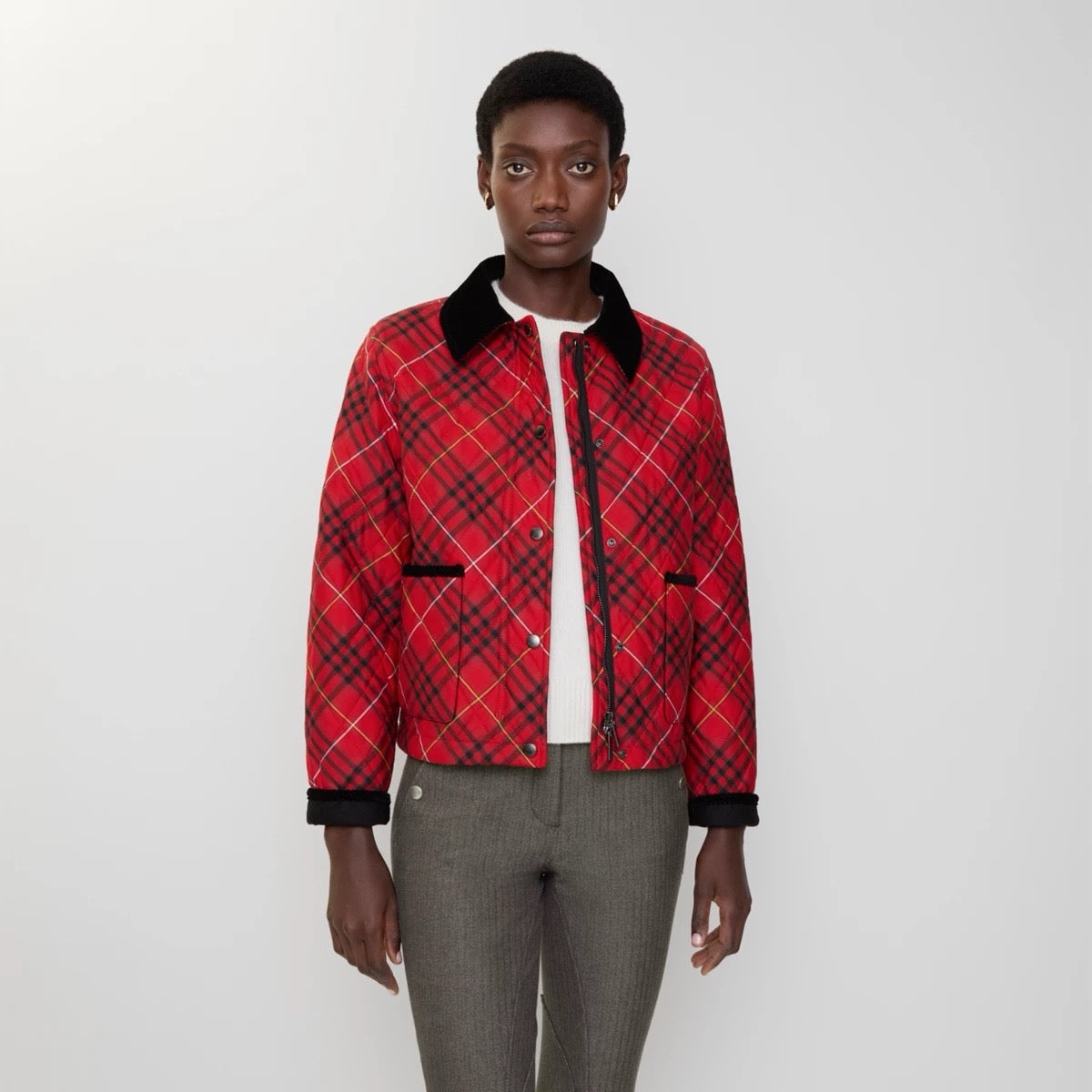 Bur NEW plaid jacket