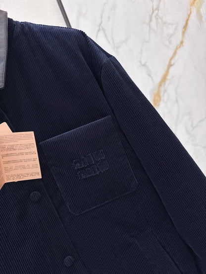 Miu NEW corduroy down jacket