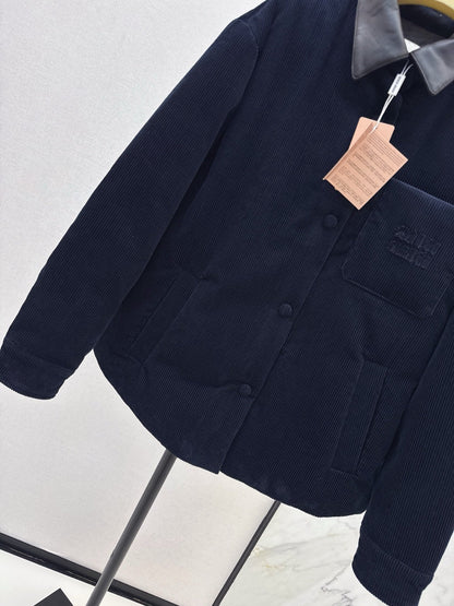 Miu NEW corduroy down jacket