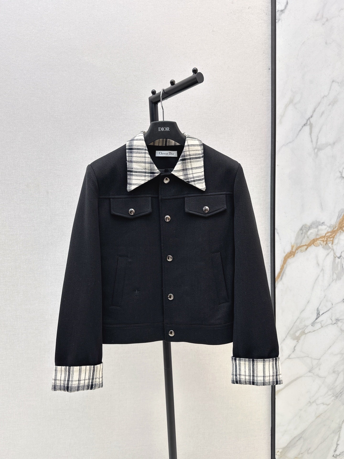 CD NEW plaid jacket