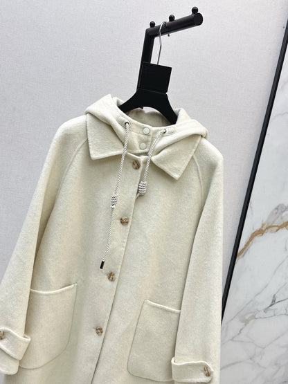 Loro NEW wool hooded coat