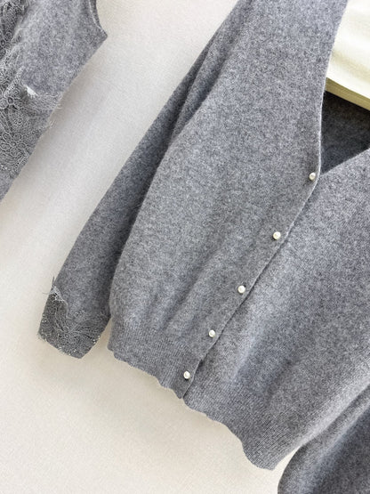 Chan NEW Lace knit suit