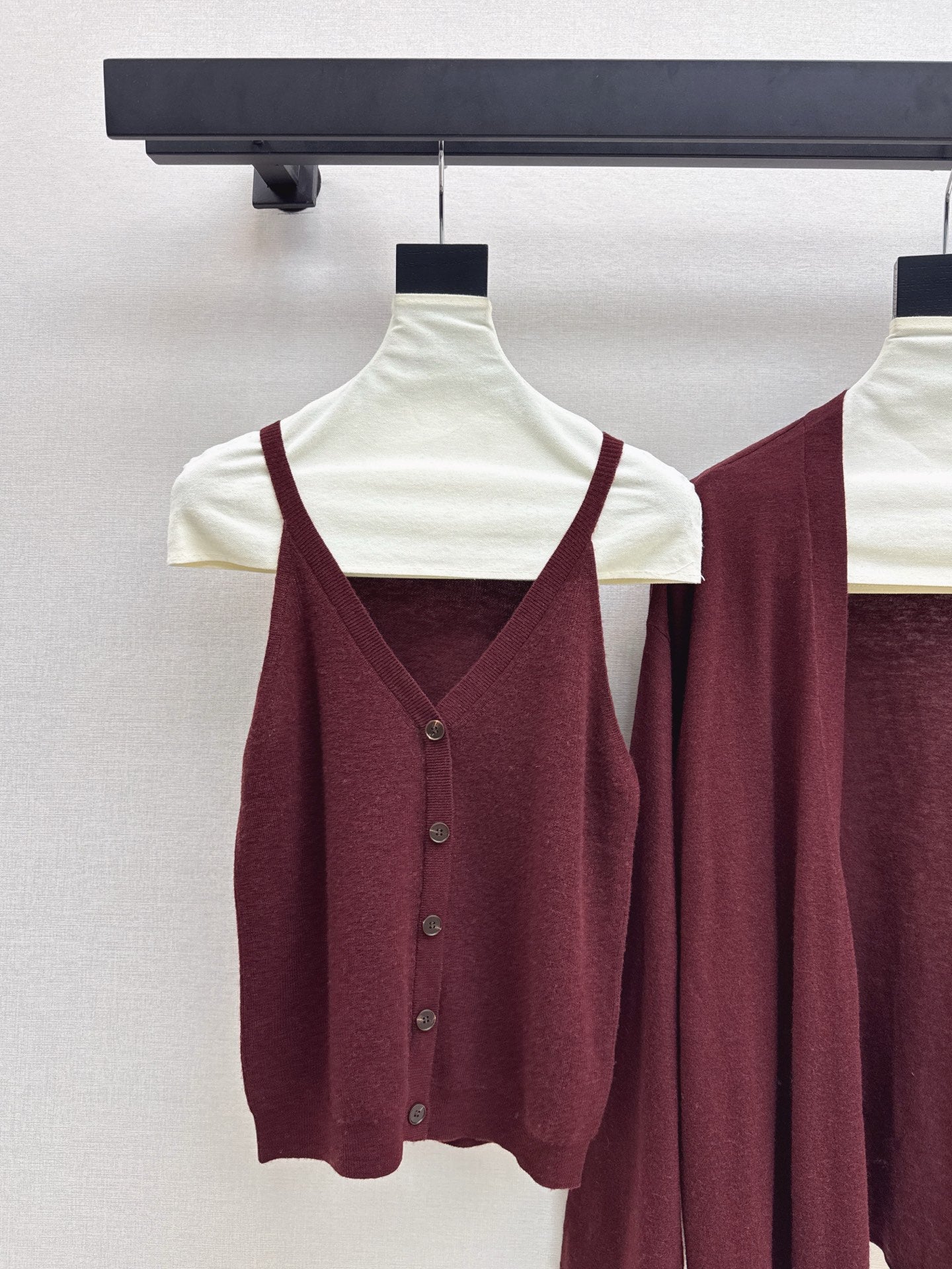 Chan NEW Knitted vest cardigan