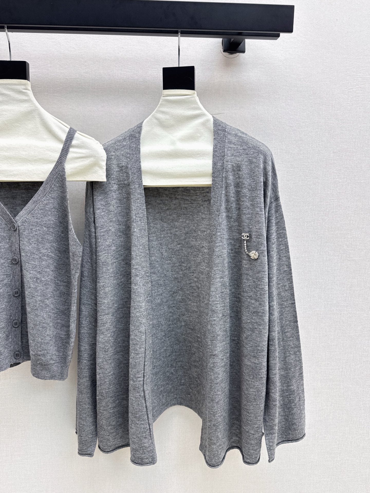 Chan NEW Knitted vest cardigan