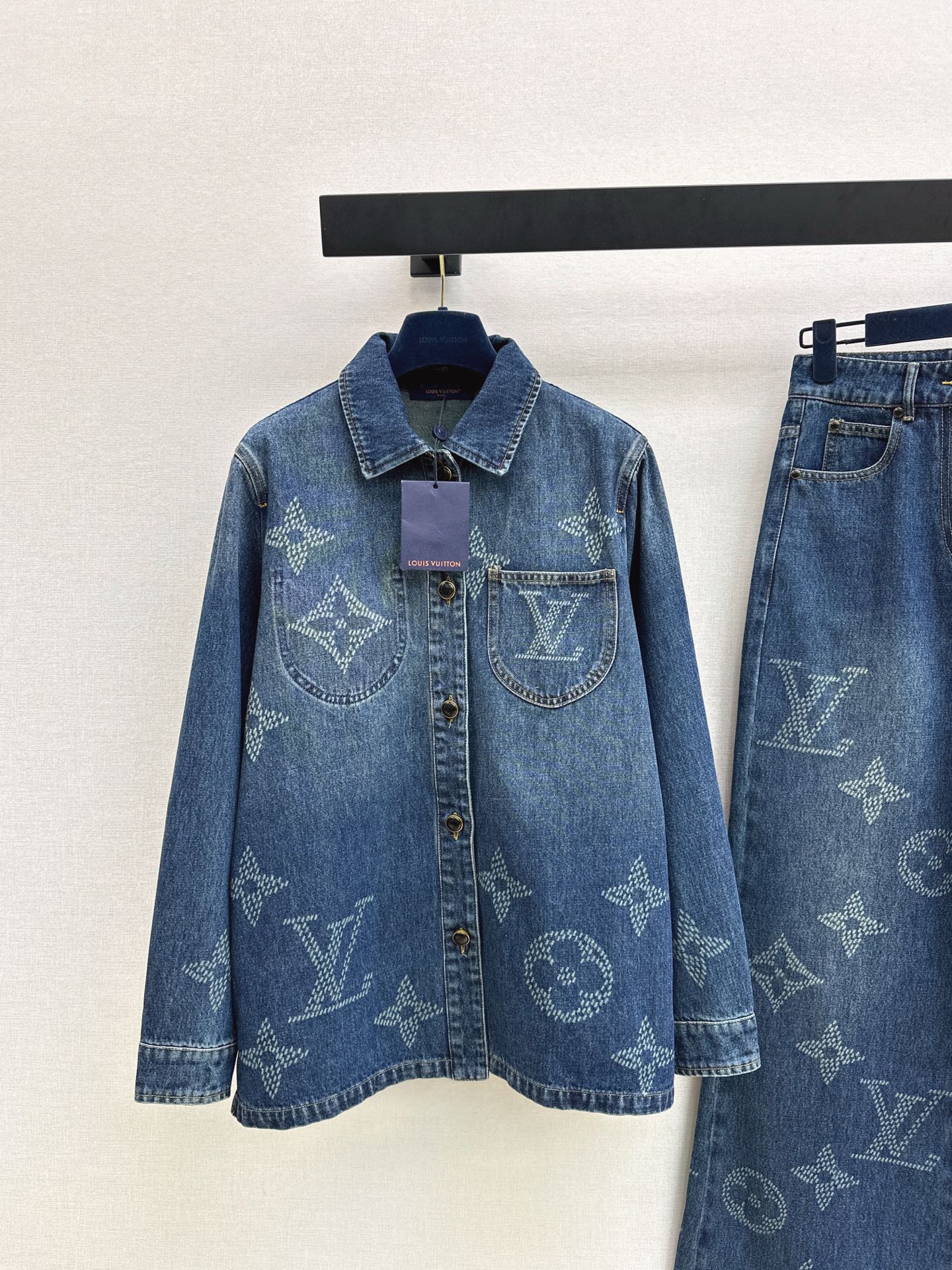 Louis NEW jacquard denim jacket