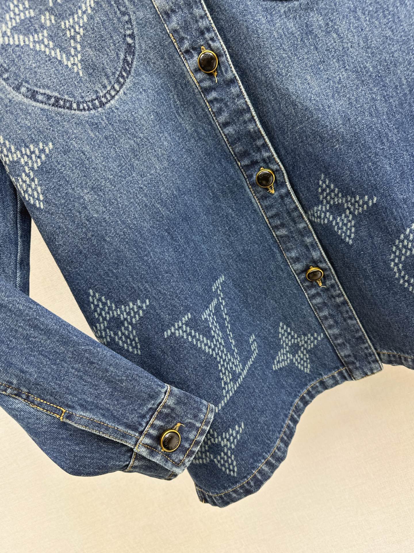 Louis NEW jacquard denim jacket