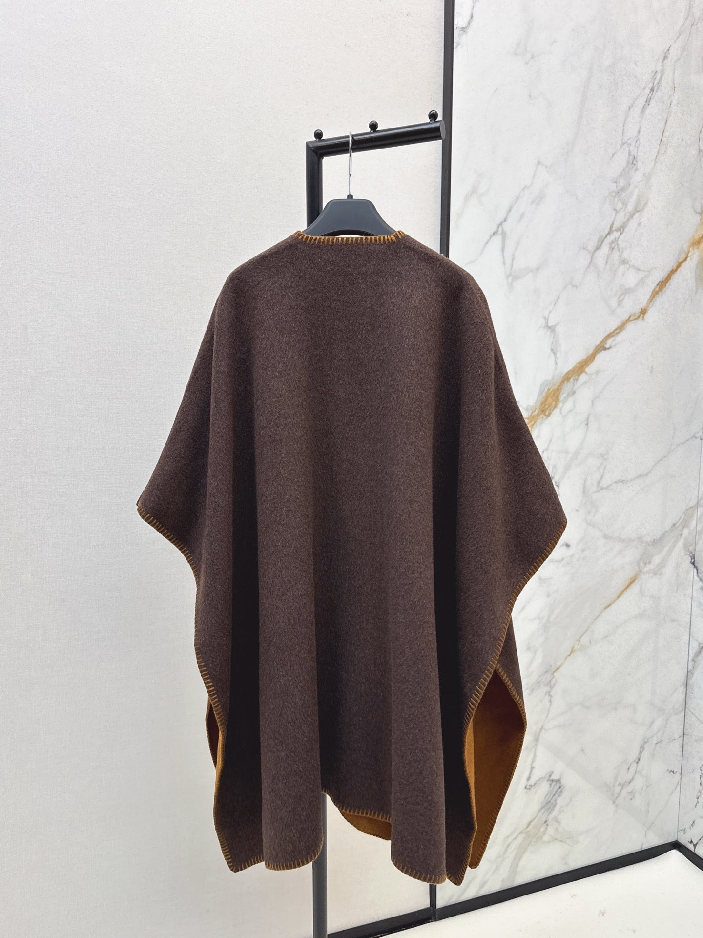 Max NEW wool cape coat