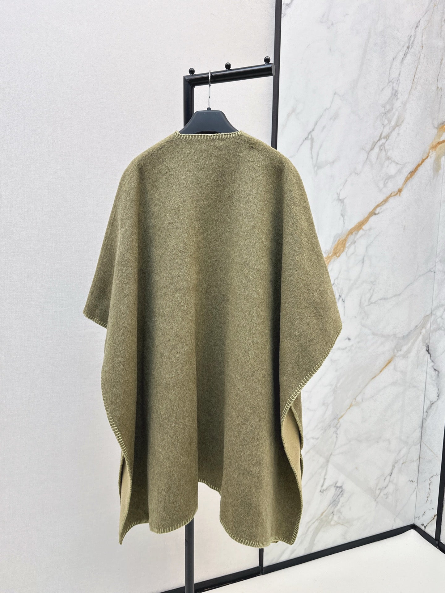 Max NEW wool cape coat