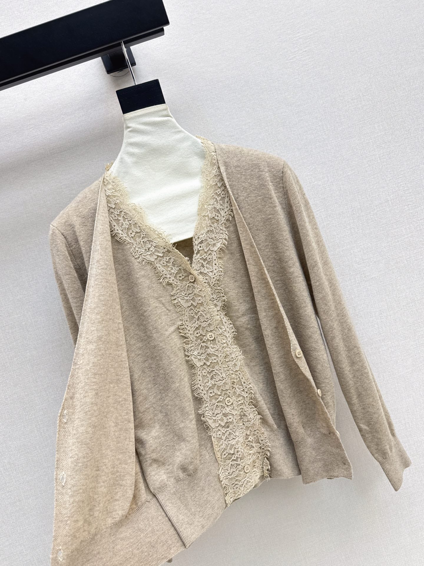 Es NEW Lace wool cardigan