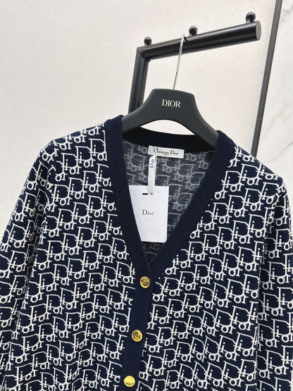 CD NEW V-neck cardigan