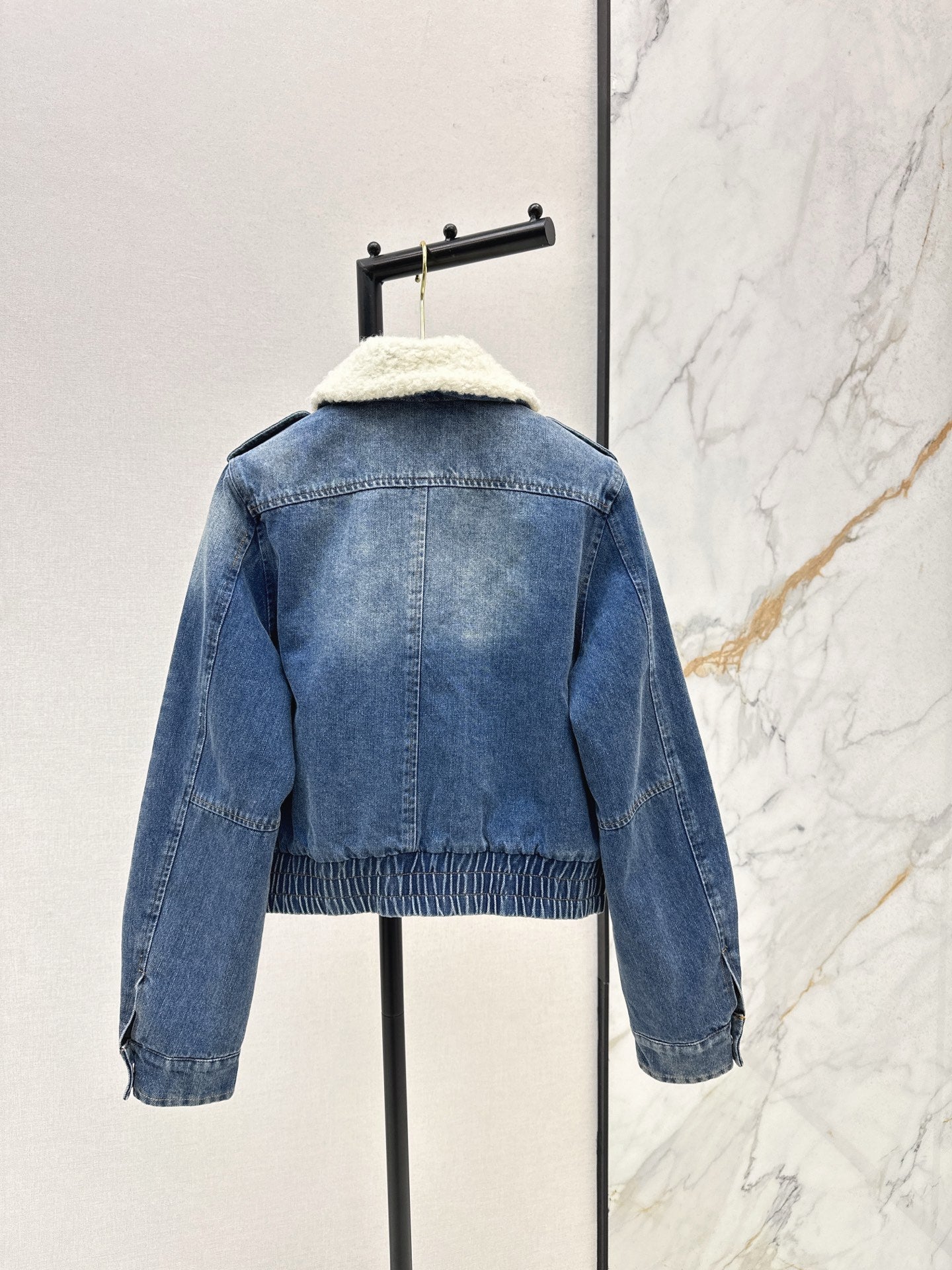 Miu NEW Denim padded jacket