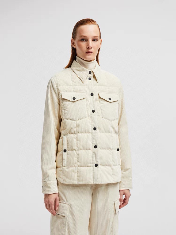 Monc NEW shirt-style down jacket