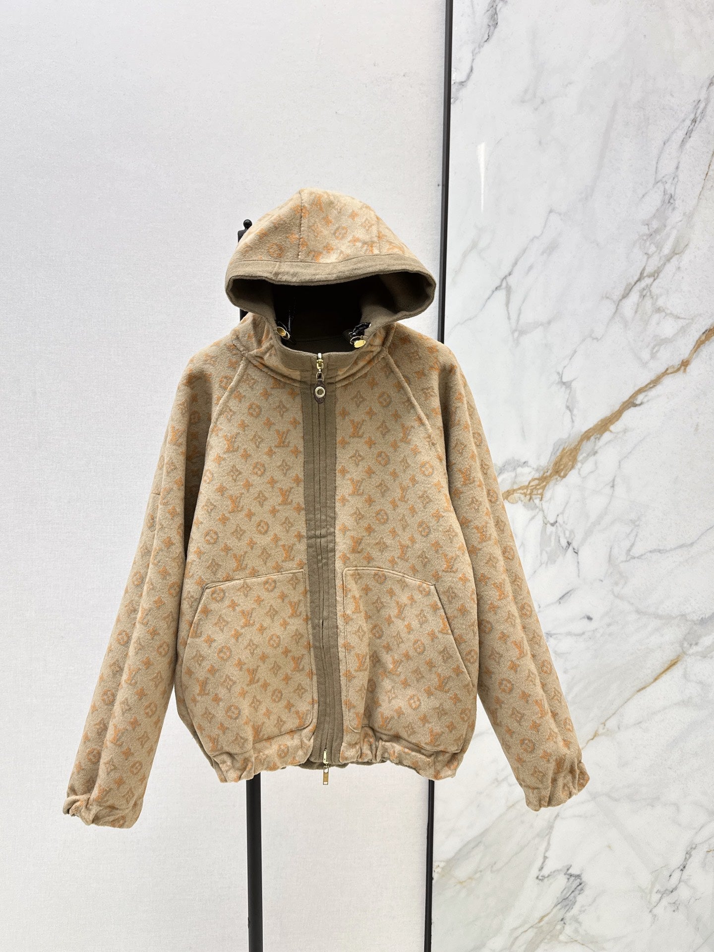 Louis NEW Monogram hooded coat