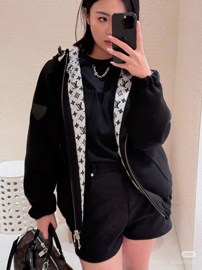 Louis NEW Monogram hooded coat