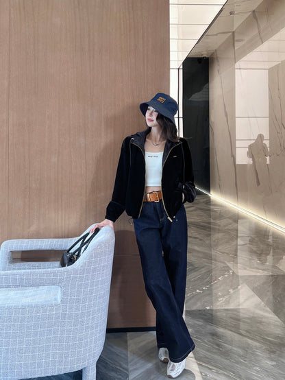 Miu NEW velvet jacket