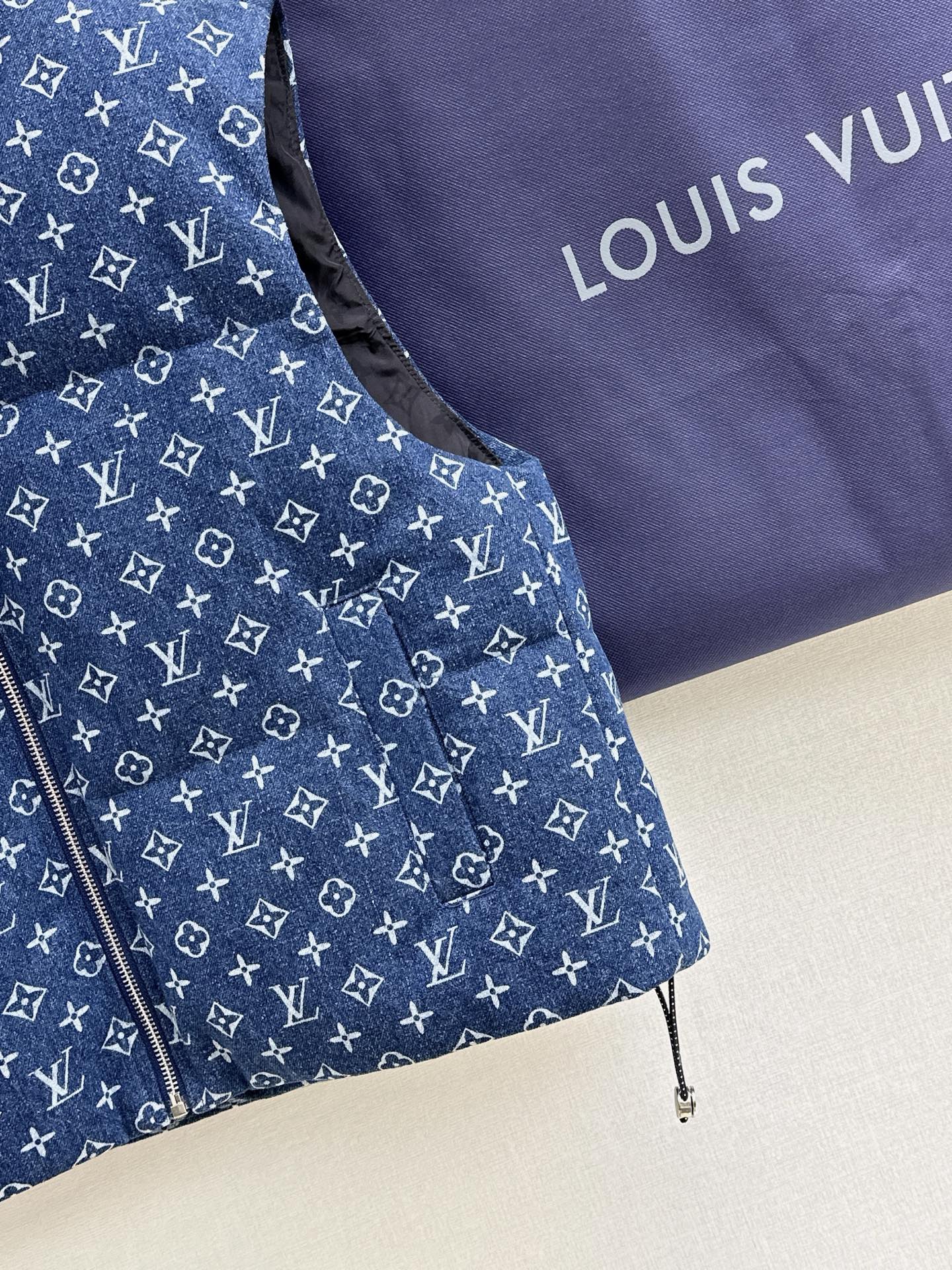 Louis NEW Denim down vest
