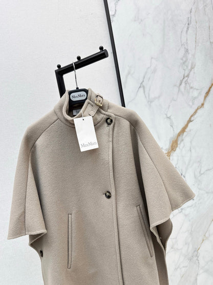 Max NEW woolen cape coat